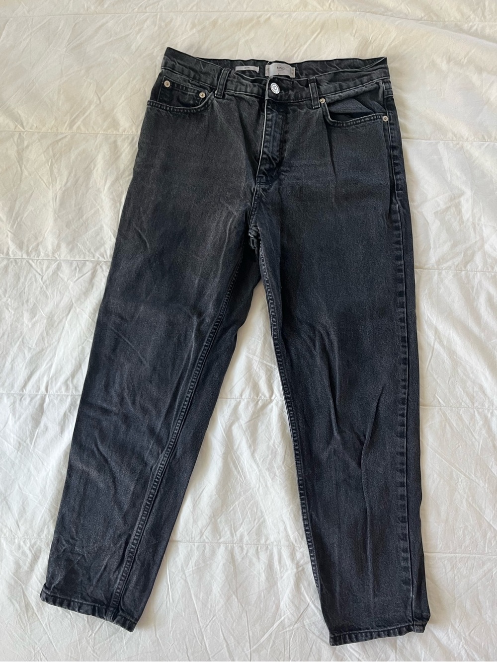 Mango Women’s Black Mom Jeans